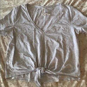 Grey Lululemon Crop T